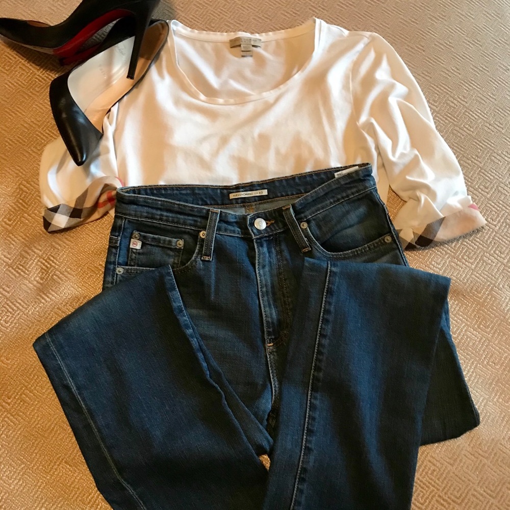 ALEXA CHUNG FOR AG SABINE HIGH RISE JEANS SIZE 26